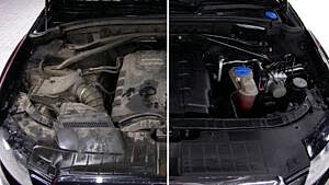 Мойка двигателя автомобиля